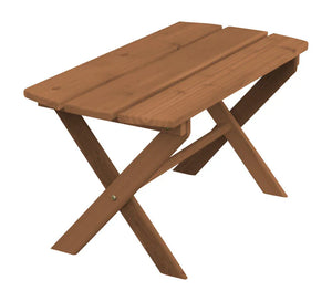 Regallion Folding End Table and Folding Coffee Table Garden Bench