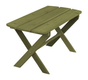 Regallion Folding End Table and Folding Coffee Table Garden Bench