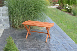 Regallion Folding End Table and Folding Coffee Table Garden Bench