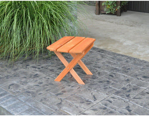 Regallion Folding End Table and Folding Coffee Table Garden Bench