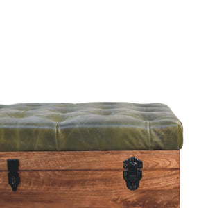 Roasted Almond Storage Trunk Bench Bench