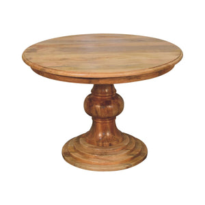 Round Turned Dining Table Bench