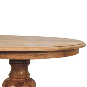 Round Turned Dining Table Bench