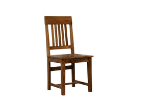 Slatted Back Dining Chair Bench