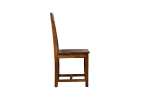 Slatted Back Dining Chair Bench