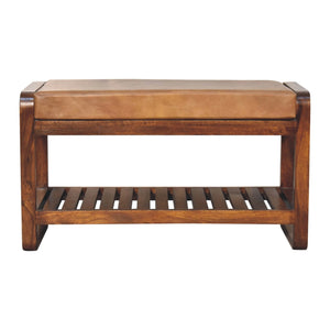 Small Buffalo Slatted Hallway Bench Bench