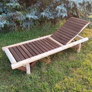 ThermaFusion Cedar Log Chaise Lounge Lounge Chair
