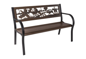 Tube Steel Pheasant Bench outdoor furniture