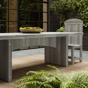 Urban Dining Table (3' x 8' Rectangular) by LuxCraft Armchair