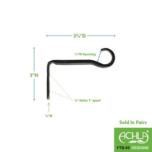 2-Pair Trellis Wall Brackets Wall Brackets