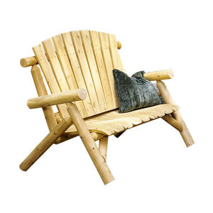 Cedar Log 4 ft Love Seat Love Seat