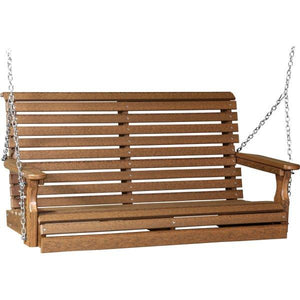 4ft Plain Swing Swing Antique Mahogany
