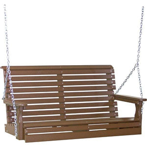 4ft Plain Swing Swing Chestnut Brown