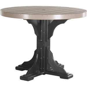 Poly 4 ft Round Table (Bar Height) by LuxCraft
