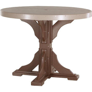 Poly 4 ft Round Table (Bar Height) by LuxCraft