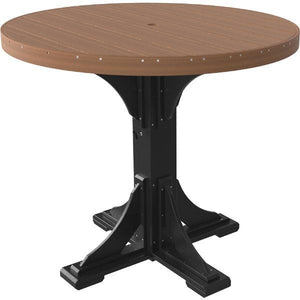 Poly 4 ft Round Table (Bar Height) by LuxCraft