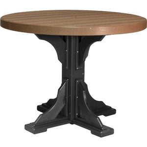 Poly 4 ft Round Table (Bar Height) by LuxCraft