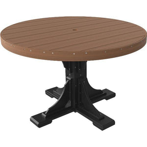 Poly 4 ft Round Table (Bar Height) by LuxCraft