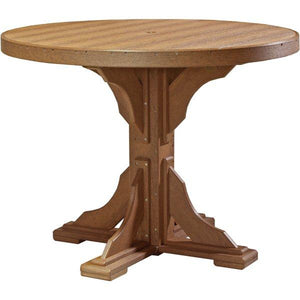 Poly 4 ft Round Table (Bar Height) by LuxCraft