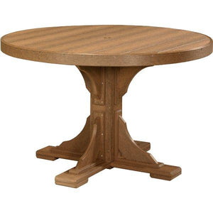 Poly 4 ft Round Table (Bar Height) by LuxCraft