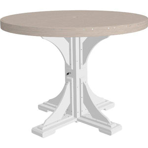 Poly 4 ft Round Table (Bar Height) by LuxCraft