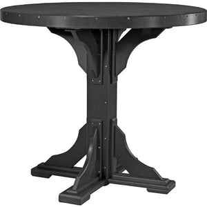 Poly 4 ft Round Table (Bar Height) by LuxCraft