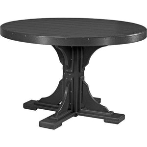 Poly 4 ft Round Table (Bar Height) by LuxCraft