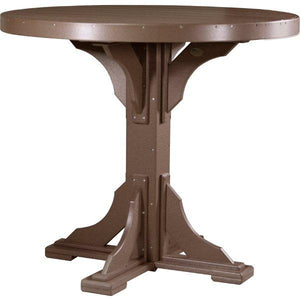 Poly 4 ft Round Table (Bar Height) by LuxCraft