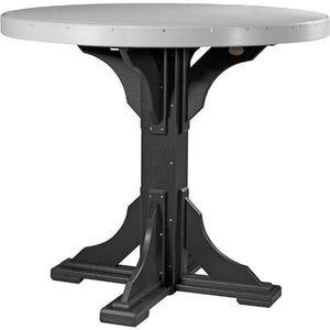 Poly 4 ft Round Table (Bar Height) by LuxCraft