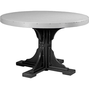 Poly 4 ft Round Table (Bar Height) by LuxCraft