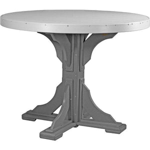 Poly 4 ft Round Table (Bar Height) by LuxCraft