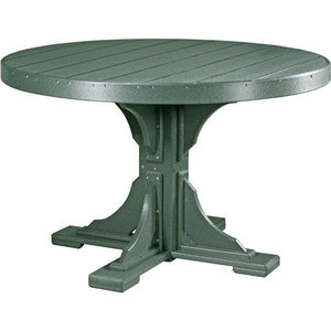 Poly 4 ft Round Table (Bar Height) by LuxCraft