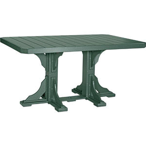 Poly 4ft x 6ft Rectangular Table Bar Height