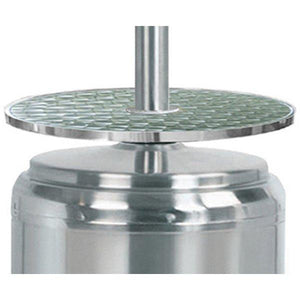 87" Tall Outdoor Patio Heater with Table Patio Heater