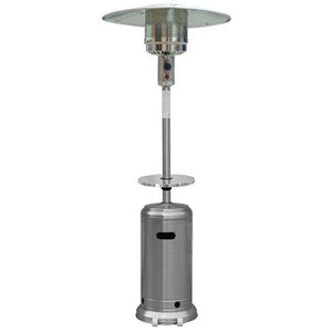 87" Tall Outdoor Patio Heater with Table Patio Heater
