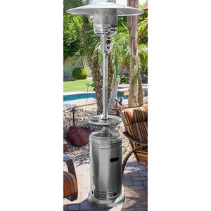 87" Tall Outdoor Patio Heater with Table Patio Heater
