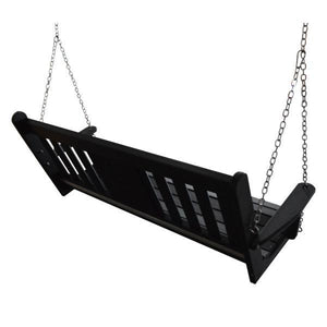 5 ft Poly Traditional English Swing with Monogram5 ft Poly Traditional English Swing with Monogram - The Charming Bench Company