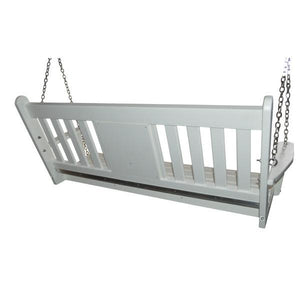 5 ft Poly Traditional English Swing with Monogram5 ft Poly Traditional English Swing with Monogram - The Charming Bench Company