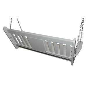 5 ft Poly Traditional English Swing with Monogram5 ft Poly Traditional English Swing with Monogram - The Charming Bench Company