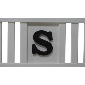 5 ft Poly Traditional English Swing with Monogram5 ft Poly Traditional English Swing with Monogram - The Charming Bench Company