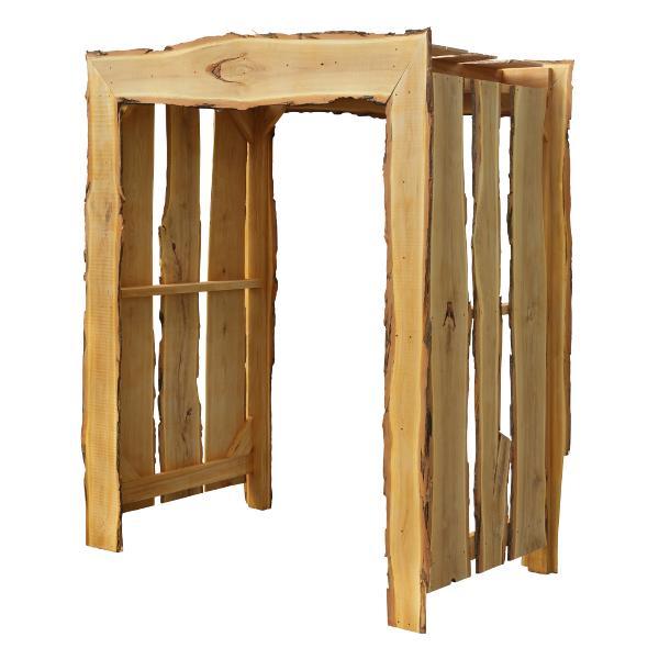 A &amp; L Furniture Appalachian Arbor Porch Swing Stands 5ft / Unfinished