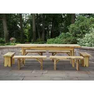A & L Furniture Autumnwood Table Table 4ft / Unfinished