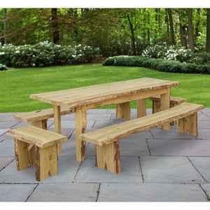 A & L Furniture Autumnwood Table Table 4ft / Unfinished