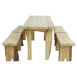 A & L Furniture Autumnwood Table Table 4ft / Unfinished