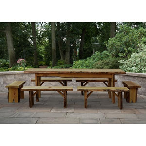 A & L Furniture Autumnwood Table Table 4ft / Unfinished