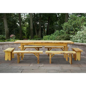 A & L Furniture Autumnwood Table Table 4ft / Unfinished