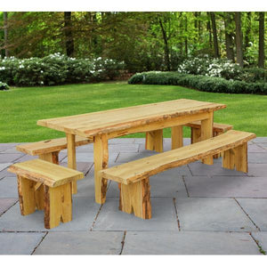 A & L Furniture Autumnwood Table Table 4ft / Unfinished