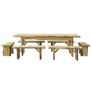 A & L Furniture Autumnwood Table Table 4ft / Unfinished