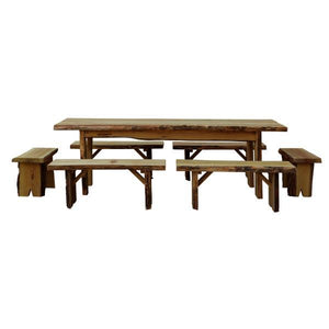 A & L Furniture Autumnwood Table Table 8ft / Mushroom