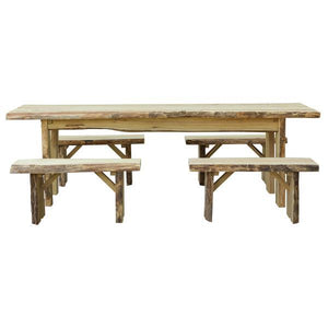 A & L Furniture Autumnwood Table Table 8ft / Unfinished